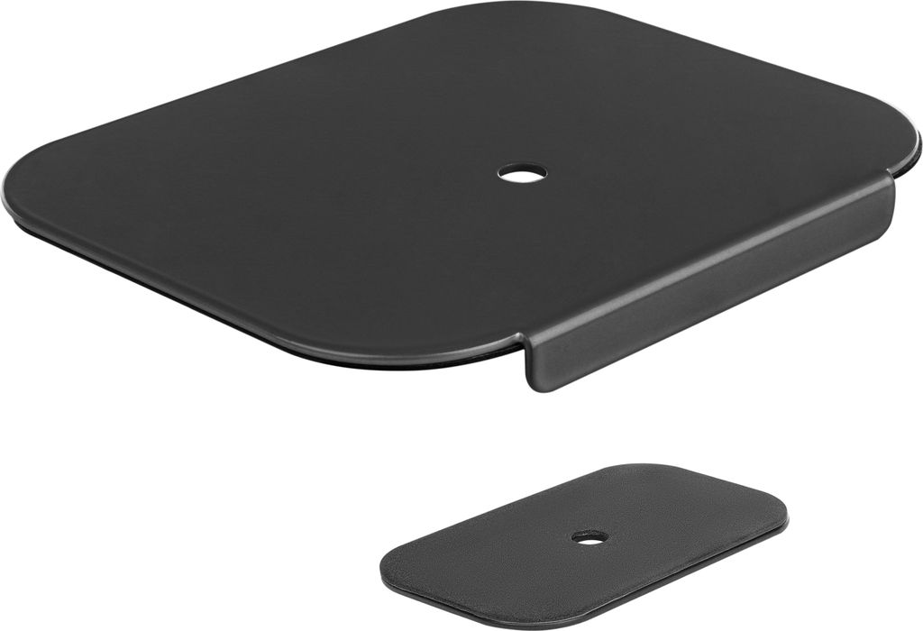Spacetronik - Stabilisierungsplatte - Schutz Platte für Monitorhalterung-Basis - Zusätzliche Schutzplatte für Monitorständer auf Schreibtisch -...