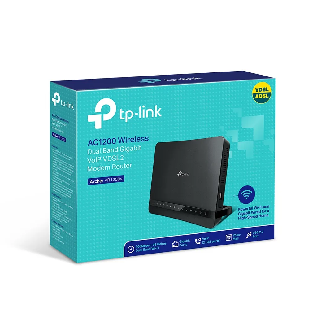 Routeur Wi-Fi TP-Link Archer VR1200V pour Télétravail et Streaming