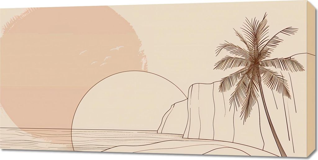 Bild 100x50cm Flüstern der Tropen
