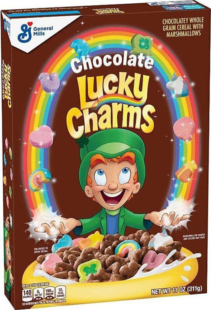 General Mills Lucky Charms Cereali al cioccolato con Immagine del prodotto 