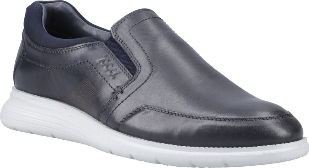 POD - Herren Halbschuhe "Holden", Italienisches Leder FS11351 (39,5 EU) (Marineblau)