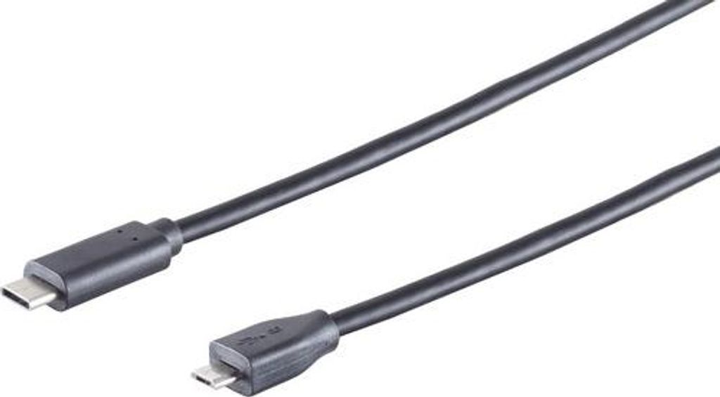 USB Kabel, 3.1 C-Stecker - 2.0 Micro B-Stecker 1m Produktbild 