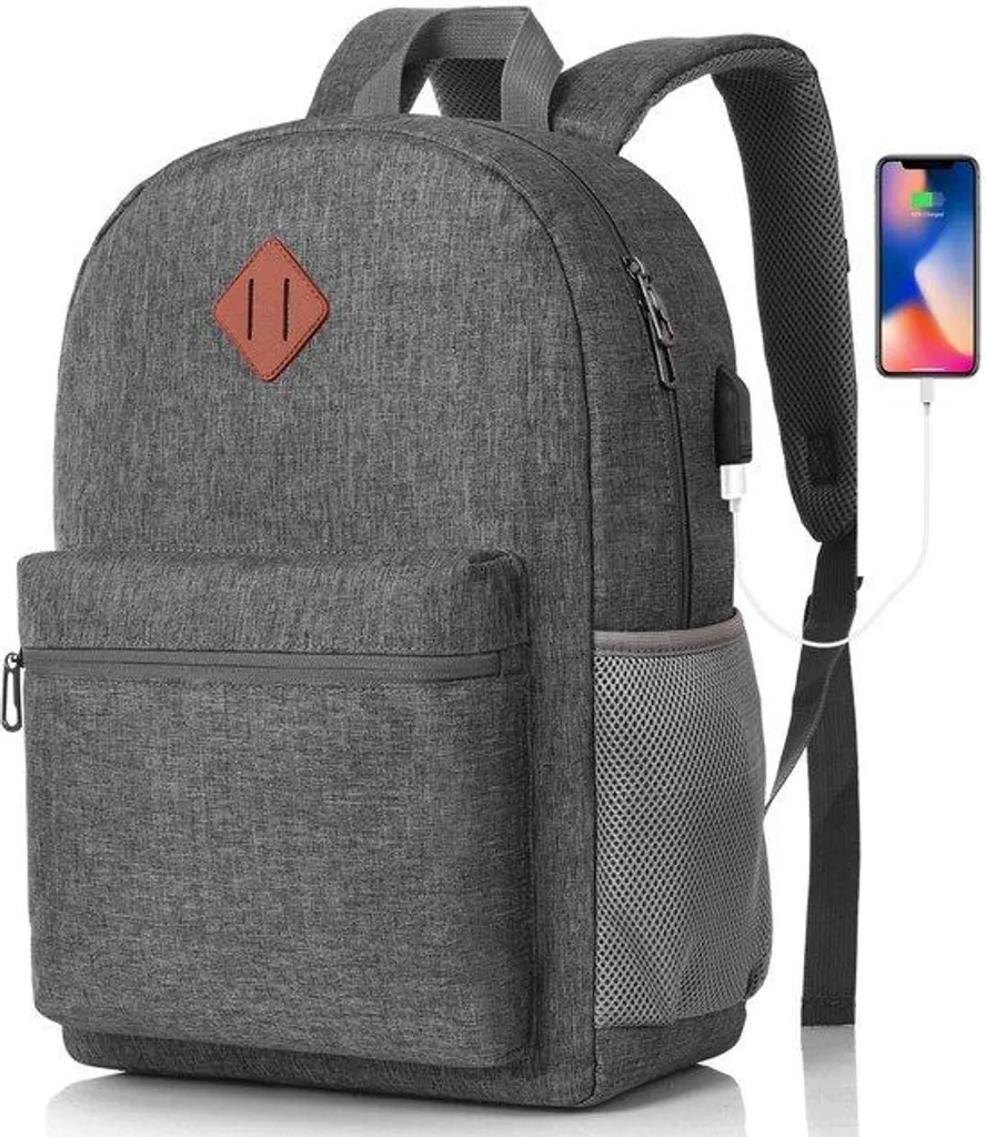 Cartable de voyage mixte avec recharge USB - Sac à dos polyvalent 20L