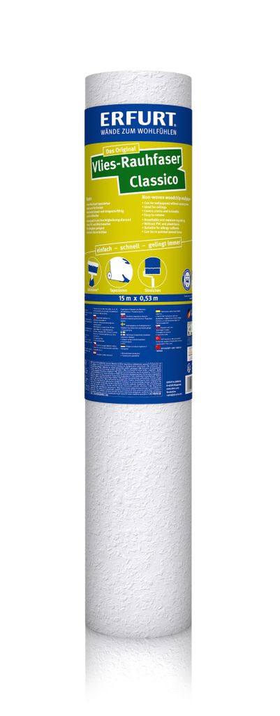 Erfurt Vlies-Rauhfaser Classico 15 m*0,53 m für 7,95 m²