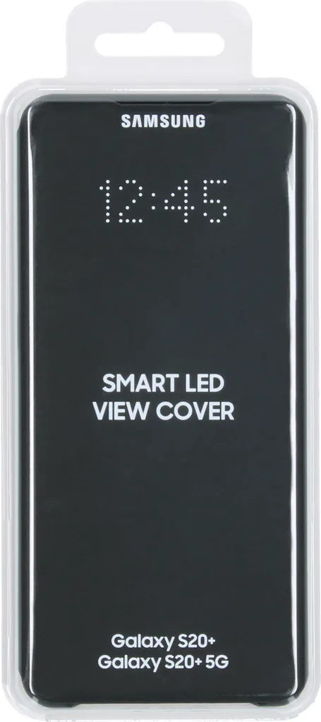 Étui Tactile LED View Cover Samsung S20+ Noir avec Affichage Notifications