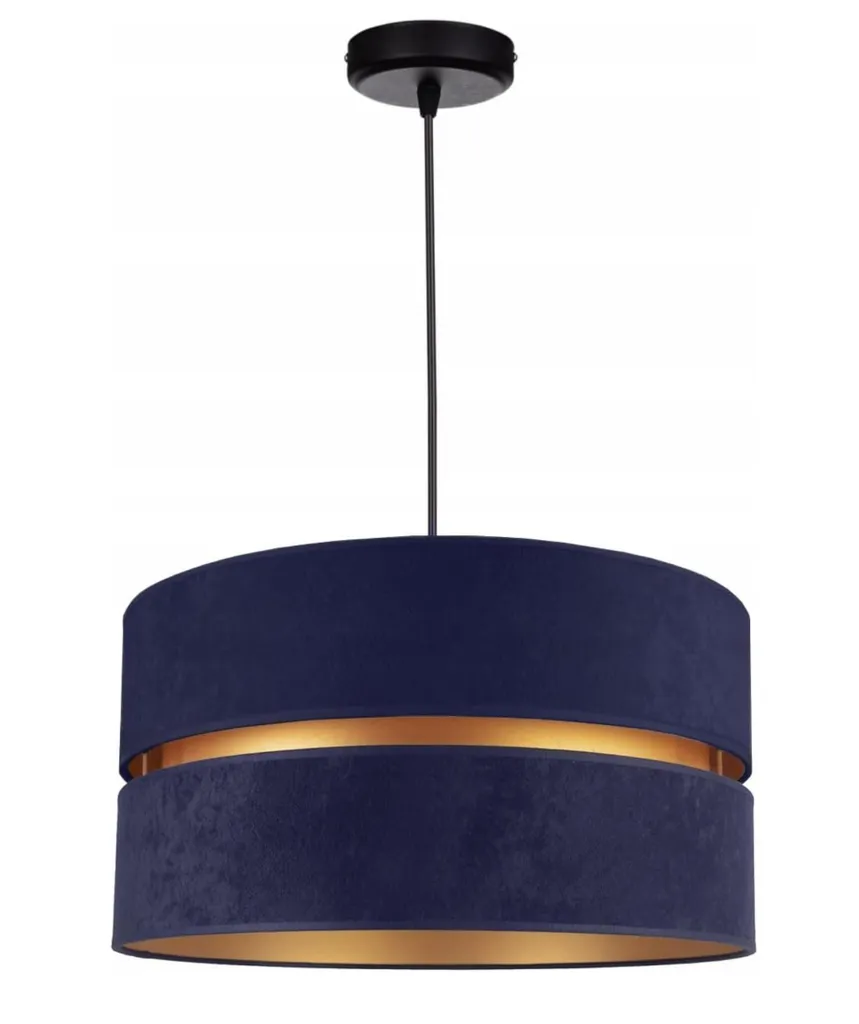 Lampadario Sospensione E27 Blu Scuro N134-DB FKL DESIGN 1 Luce