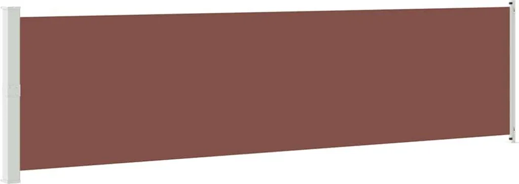 Tenda da Sole Laterale Marrone 600x160 cm | Design Esterno vidaXL