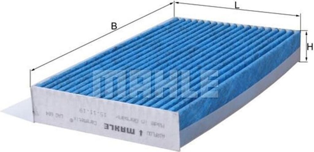 MAHLE Innenraumfilter LAO 684 Pollenfilter für RENAULT MEGANE III Grandtour (KZ0/1) Aktivkohle