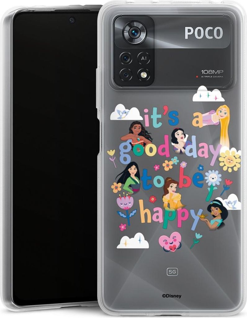 DeinDesign Handyhülle für Xiaomi Poco X4 Pro 5G Silikon Hülle Case Smartphone Schutzhülle Disney Princess Offizielles Lizenzprodukt Prinzessin