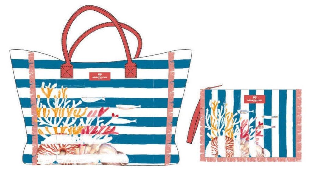 Sac à main Rose&Tulipani Litorale Sac avec pochette Image du produit 