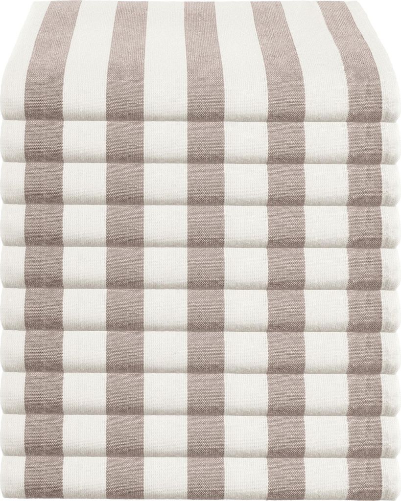 REDBEST Geschirrtuch 10er-Pack beige 50x70 cm