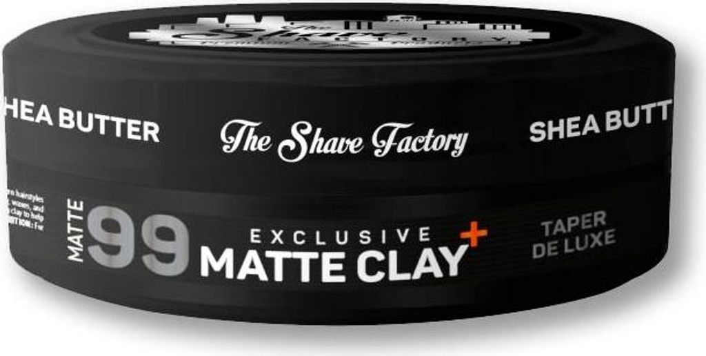 Hlina na vlasy Shave factory Matte Clay 99 Shea Butter Obrázok produktu 