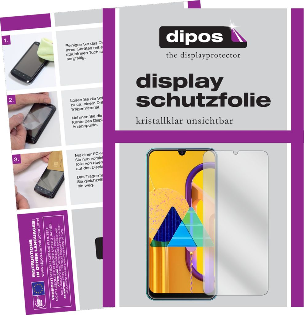 2x Schutzfolie für Samsung Galaxy M21 klar Produktbild 