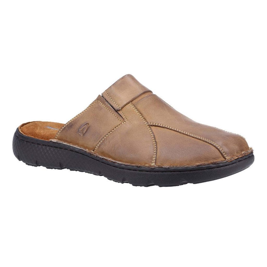 Hush Puppies - Herren Mules "Carson", Leder FS8867 (40,5 EU) (Oliv)