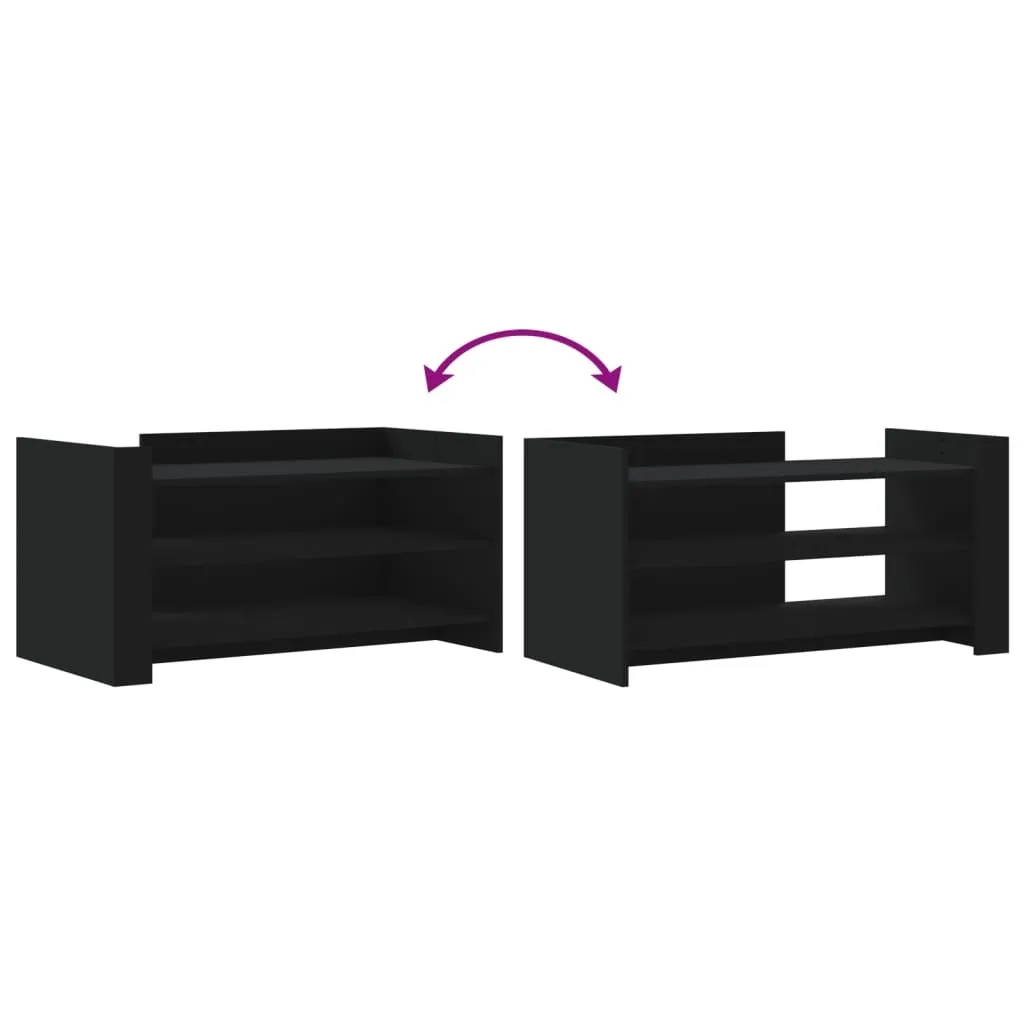 Maison Exclusive Tavolino Soggiorno Nero 100x50x50 | Robusto Legno - 7