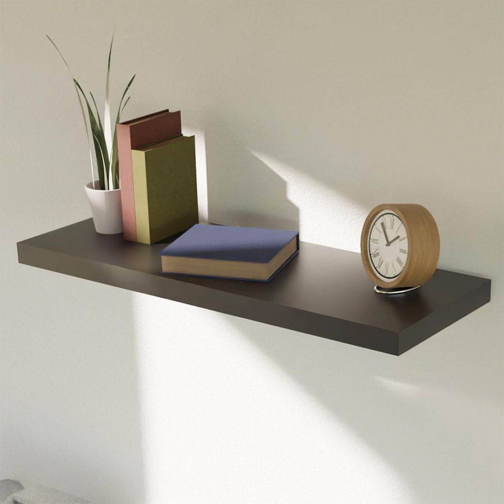 Hochwertiges Wandboard Wandregal Bücherregal Regal freischwebend MDF PVC B60cm