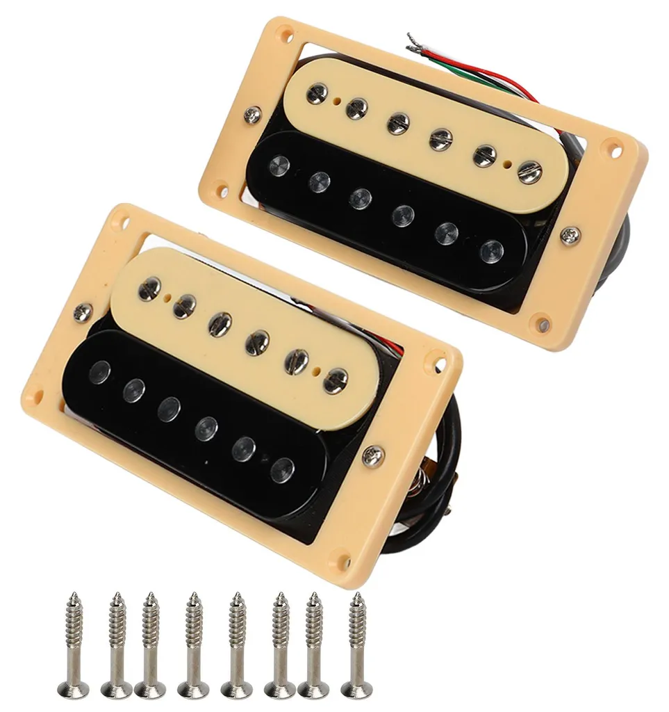 Supprimer les Parasites de Guitare : Micro Double Bobine 4 Fils Métal
