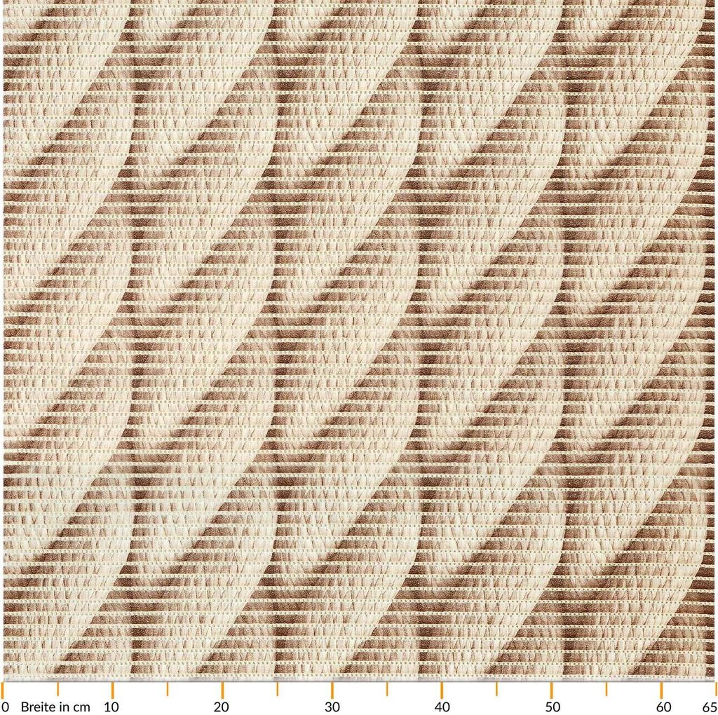 Badematte Anti-Rutsch-Matte Weichschaummatte Jute Marine Seil Badvorleger beige Breite 65 cm Länge 100 cm