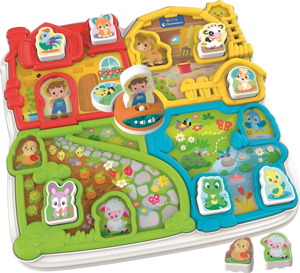 Jouet d'éveil Ferme interactive Clementoni BABY pour apprendre et jouer