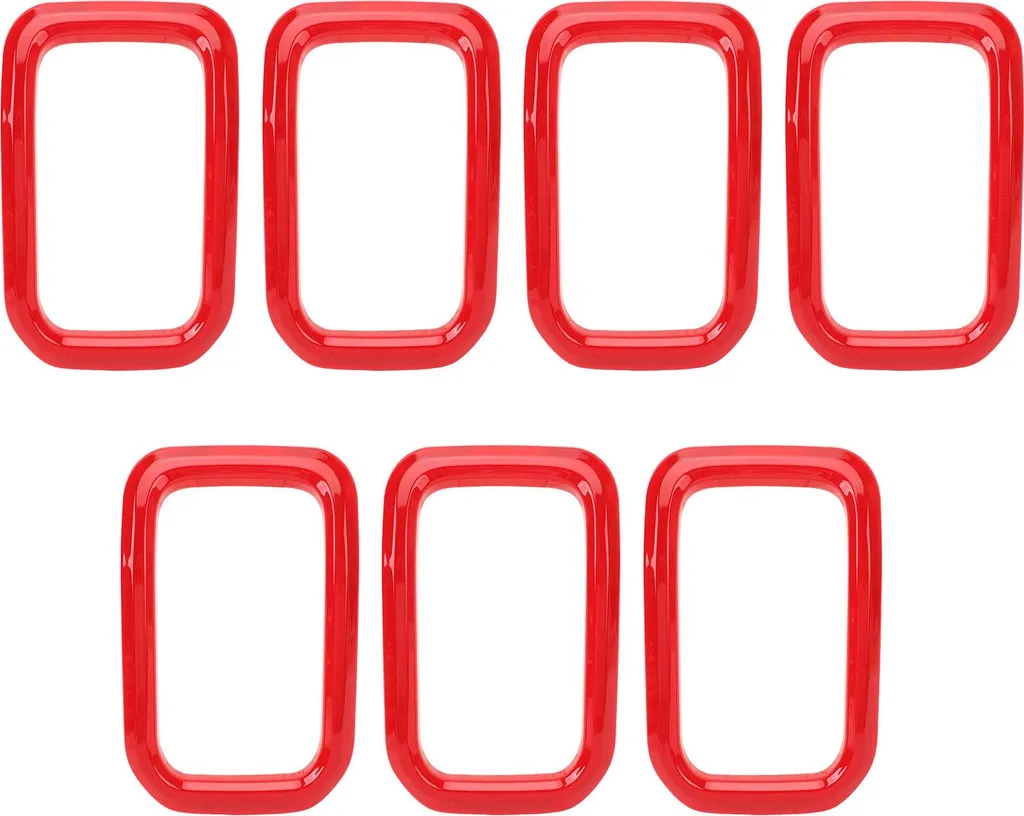 Habillage de calandre pour Renegade 2022-2024, kit 7 pièces rouge sport