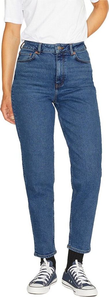 Jack & Jones Lisbon Mom Fit C4002 Hochtaillierte Jeans Blau 28 / 34 Frau Blau 28
