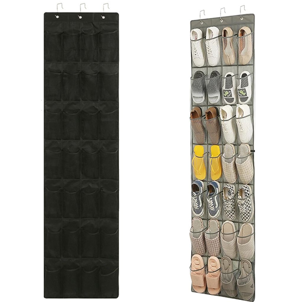 LUMOOM Schuh-Organizer Zum Aufhängen - 2 Stück Mit 6 Taschen Für Tür Oder Schrank