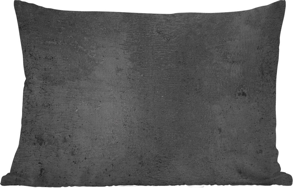 MuchoWow Outdoor Kissen - Strukturiert - Beton - Grau - Industriell - Rustikal - 60x40 cm - Wetterfest - Lounge Kissen - Zierkissen - Kissen für...