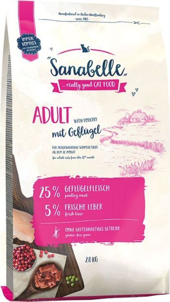 Sanabelle Adult Geflugel z drobiem 2kg Zdjęcie produktu 