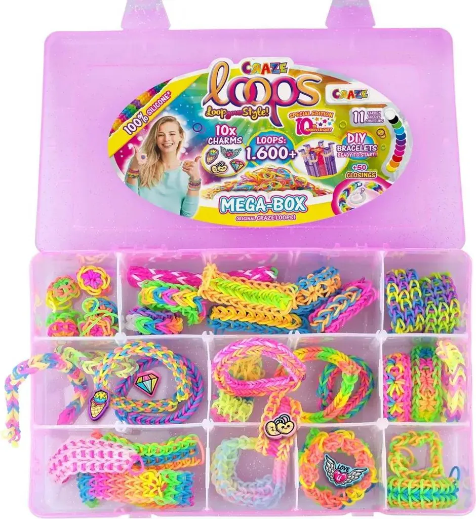 Évitez l'Ennui avec Craze LOOPS Mega Box : Set de Création de Bracelets - 4