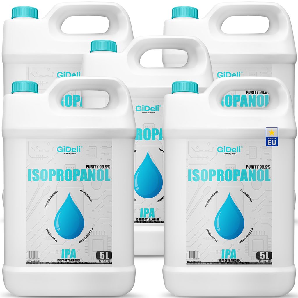 Isopropanol 25 liter, 99,9% IPA, reinigingsalcohol, Productafbeelding 