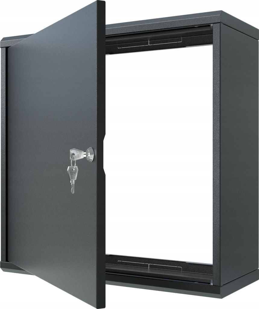 Telekommunikationsbox Metallgehäuse 50x50x20cm Schwarz Produktbild 
