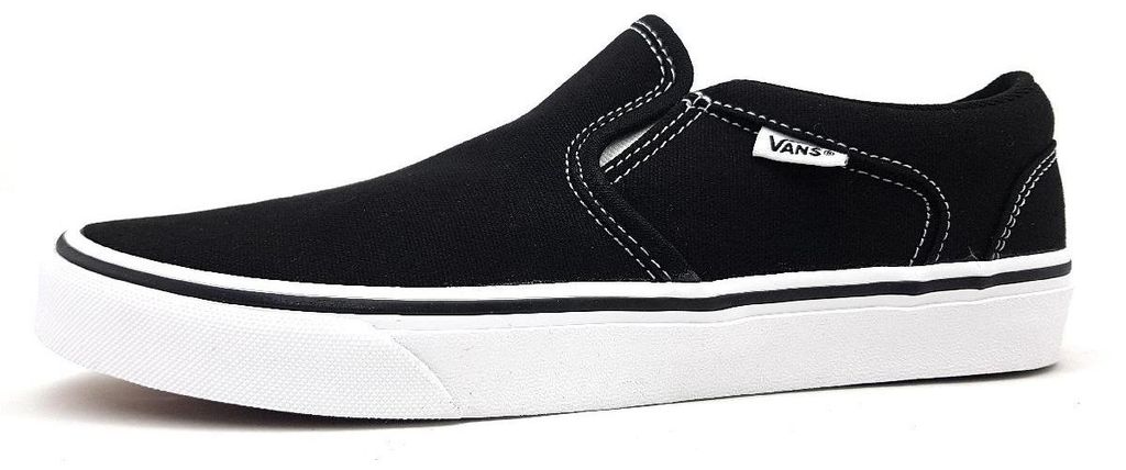 Chaussons pour hommes Vans Asher, couleur noire, style Image du produit 