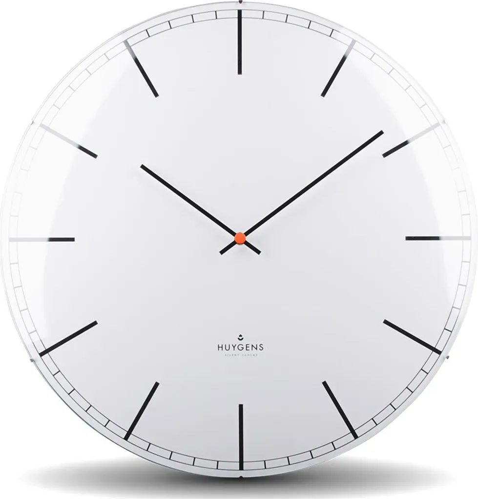 Huygens HU18003 Horloge murale Quartz Dome 45 Index design minimaliste