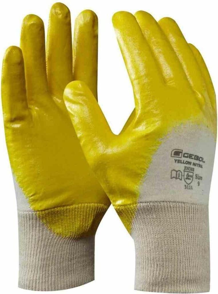 Handschuh Nitril Größe 8 Baumwolle, 3/4 Nitril