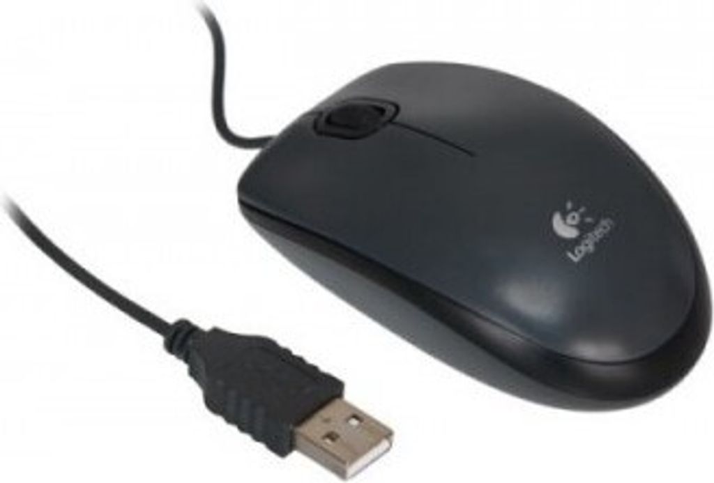 Logitech M 90 optical Mouse USB schwarz