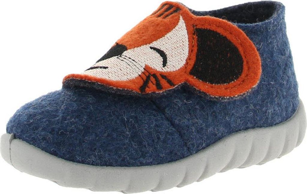 Fischer Markenschuh Mädchen, Jungen Hausschuh Flexy beige/rosa