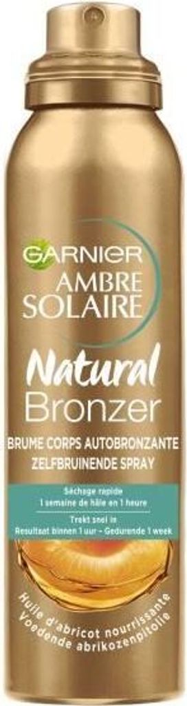Garnier Ambre Solaire Nat BronzerSpray 150ml, Spray, Körper, 200 ml, Natürlich, Licht, Mittel, Nackte Haut, Les autobronzants Garnier Ambre Solai...
