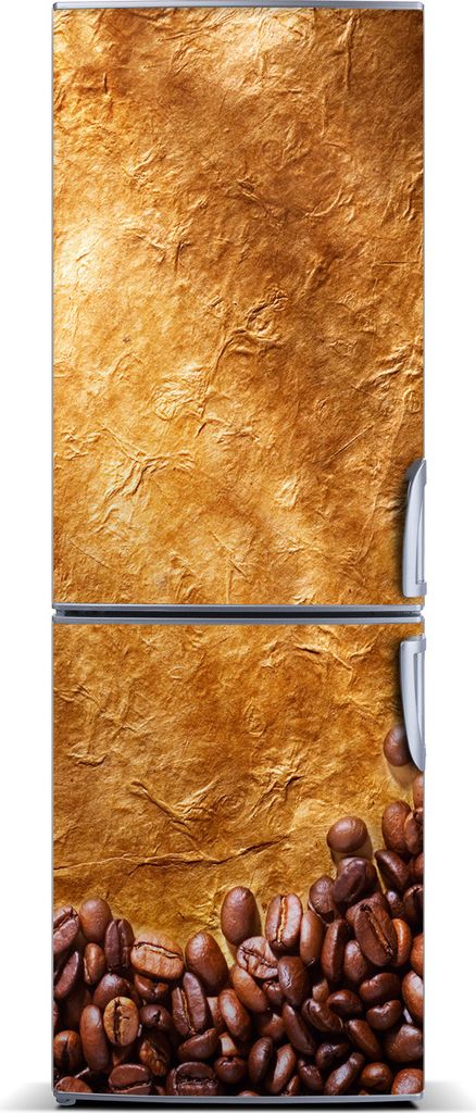 Tulup Kühlschrankdekoration - Magnetmatte - 60 cm x 180 cm - Magnet auf dem Kühlschrank - Kaffeebohnen