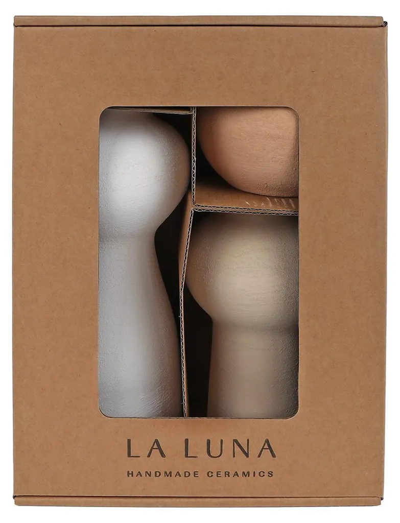 Lot de 3 vases Van Manen céramique : la solution déco multicolore - 2