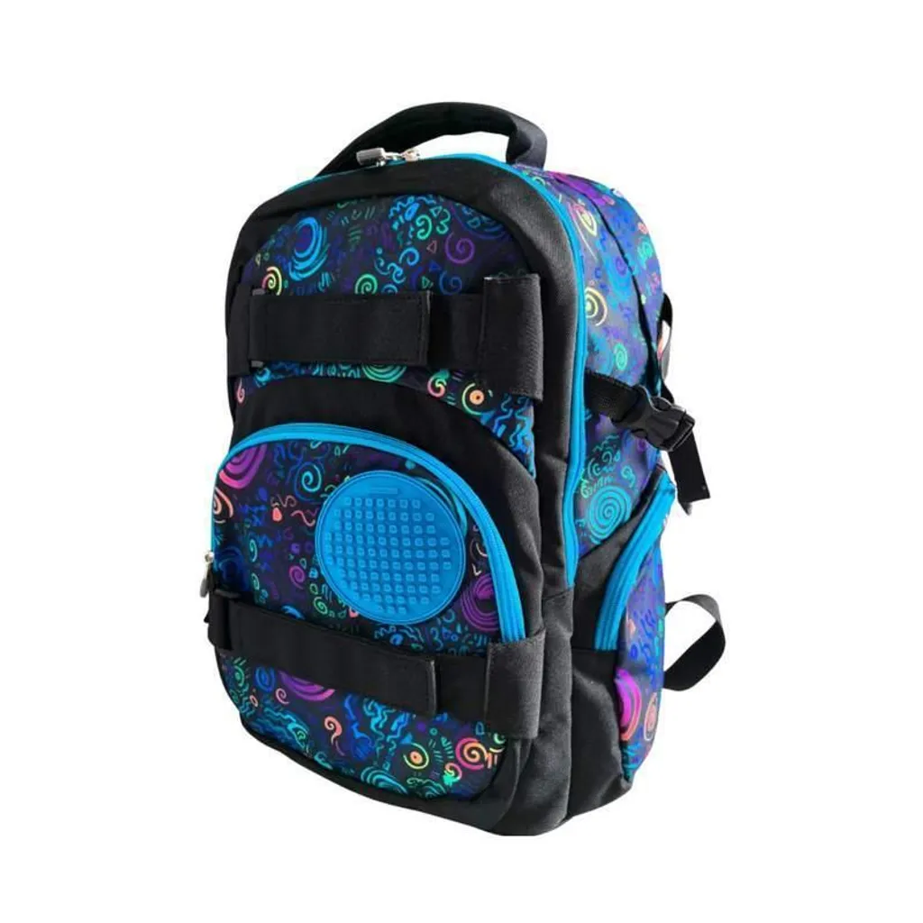 Sac à dos Pixie Crew ergonomique avec panneau Spiral Magic créatif 38cm