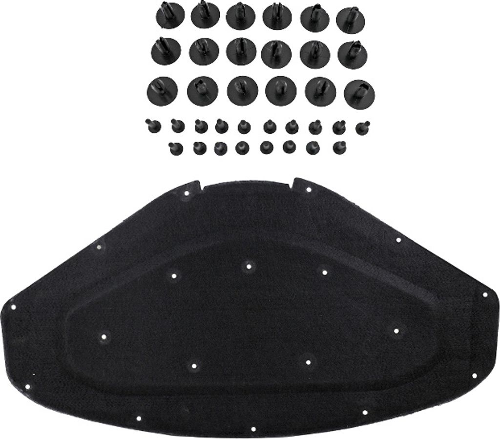 Dämmatte Motorhaube Motorhaubendämmung Motorraumdämmung +Montagekit passt für alle BMW F20 F21 F22 F23 F30 F31 F32 F33 F36