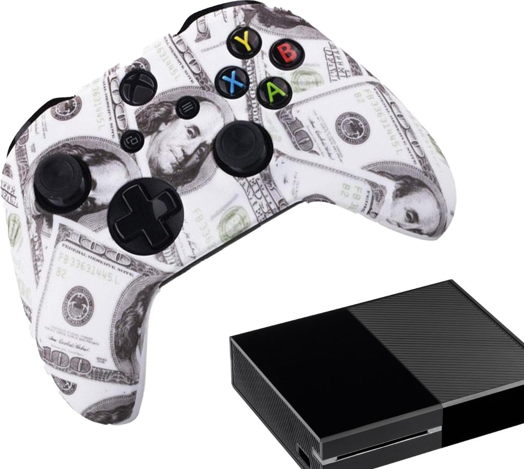 Hüllen & Skins für Xbox One - Performance Gaming Case - Soft Grip Covers - Anti-Rutsch Controller Zubehör - Cash