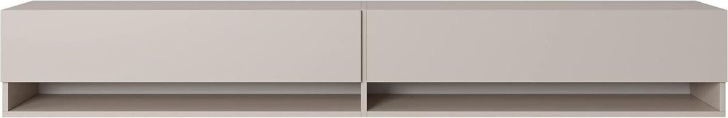 Selsey MIRRGO TV-Schrank, Melamin, taupe (grau-beige), 200 cm