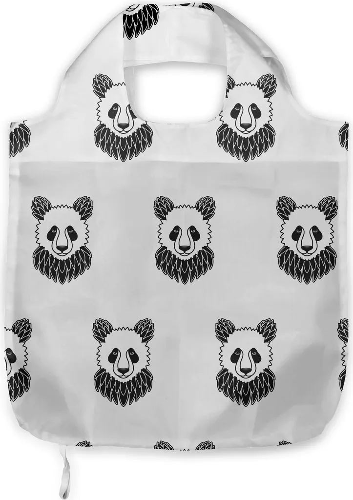 Borsa in Tessuto Panda ABAKUHAUS: Shopping Bag Riutilizzabile e Resistente