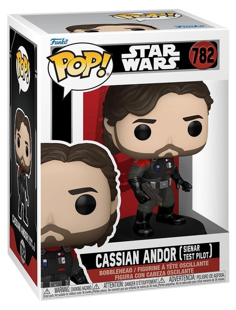 FUNKO POP! Star Wars: Andor Vinyl Figuren Cassian Andor (Sienar Test Pilot) 782 Chance of Chase