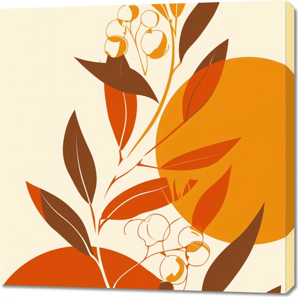 Quadro 90x90 cm Caldo soffio d'autunno