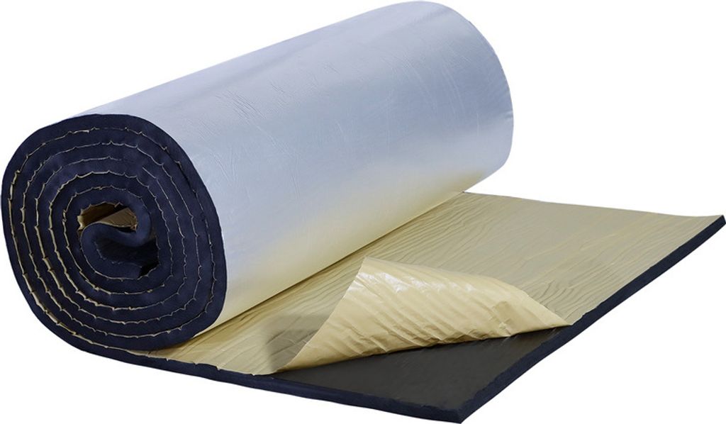 CCLIFE Dämmmatte selbstklebend ECM- Auto Schallschutzmatte Feuchtigkeitsfest, Feuerfest Dämmung selbstklebend Isolierung Schallschutz,Size:1mx4