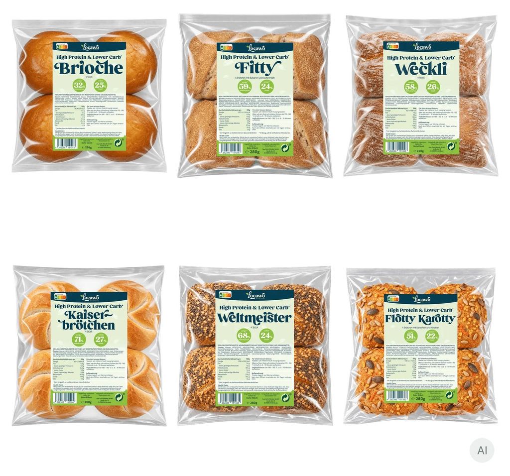 Locawo High Protein Low Carb Brötchenkorb Produktbild 