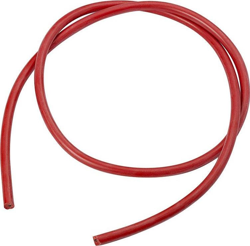 Baas Bikeparts Silikon Zündkabel 1m Rot, Flexibel & Langlebig