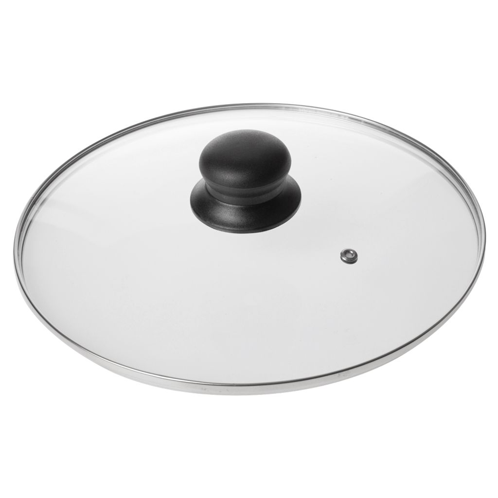 NAVA | Couvercle en verre - avec anneau en inox - Ø 24 cm - Image du produit 